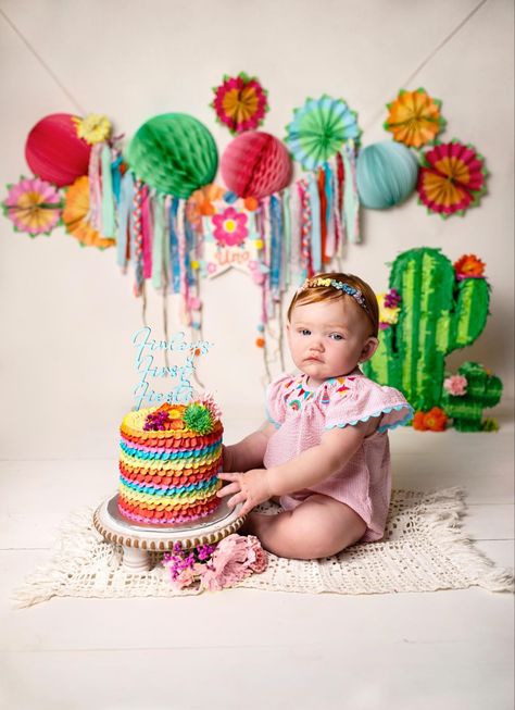 Fiesta Theme Smash Cake, Taco Cake Smash, First Fiesta Smash Cake, Mexican Smash Cake, My First Fiesta Cake, Smash Cake Mexican Theme, First Fiesta Photo Shoot, Fiesta Smash Cake, First Fiesta Cake