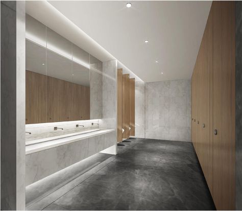 Workplace Bathroom, Office Bathroom Design, Public Restroom Design, Toilet Design Modern, Gym Design Interior, Commercial Toilet, Luxury Toilet, Restroom Design, Bathroom Inspiration Modern