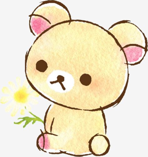 Rilakkuma Rillakuma Drawing, Rilakkuma Illustration, Rilakkuma Painting, Rilakkuma Art, Rilakkuma Drawing, Cute Bear Illustration, Rilakkuma Wallpaper, Design Tattoos, Kawaii Background