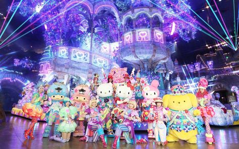 Sanrio Puroland - Tokyo, Japan Sanrio Puroland, Hello Kitty Rooms, Hello Kitty Themes, Hello Kitty Backgrounds, Tokyo Travel, Tokyo Disneyland, Cool Themes, Hello Kitty Pictures, Theme Parks