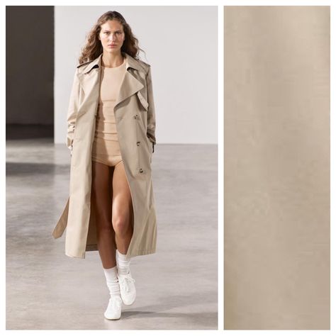 Nwt. Zara Zw Collection Beige Trench Coat With Belt, Lapel Collar And Crossover V-Neckline. Long Sleeves With Tabs On The Shoulders And Cuffs. Front Flap Pockets. Belt In Matching Fabric With Buckle. Back Vent At The Hem. Size L. Ref. 0518/056. Pit To Pit 23" Flat, Shoulders 16,5", Sleeves 25", Waist 24", Length 47". Belt With Buckle, Beige Trench Coat, Coat With Belt, Birthday Wishlist, Zara Jackets, Lapel Collar, Belt Size, Flap Pocket, Crossover