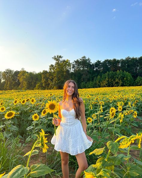 sunflower lovers🌻🌅🦋 #sunflowerfield #flowerfield #fallactivities #couplegoals #falldate Sunflower Farm Photoshoot Outfits, Sunflower Farm Photoshoot, Sunflower Ideas, Farm Photoshoot, Sunflower Farm, Homecoming Pictures, Fall Dates, Farm Photo, Sunflower Field