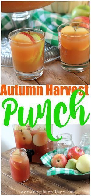 Autumn Harvest Punch recipe from Served Up With Love. Apple, pears, cranberries, oh my!! This is THE party punch for all those Fall parties!! www.servedupwithlove.com Autumn Harvest Punch, Harvest Punch, Easy Supper Recipes, Vodka Punch, Picnic Potluck, Fall Party Food, Fall Parties, Harvest Fest, Punch Drinks