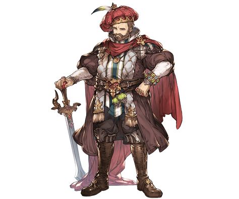 Lord Capulet - Granblue Fantasy Wiki Lord Capulet, Cool Shapes, Man Character, The Revenant, Romeo And Juliet, Family Heirloom, Main Characters, Samurai Gear, Consciousness