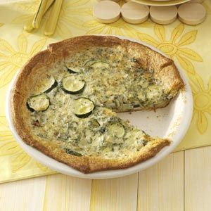 Crescent Zucchini Pie Recipe Zucchini Onion Pie Recipe, Zucchini Quiche Recipes, Zucchini Pie Recipes, Zucchini Pie, Onion Pie, Cheesy Zucchini, Quiche Recipes, Key Lime Pie, Zucchini Recipes