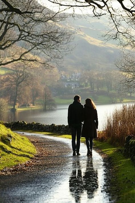 Enjoy a peaceful retreat in the Lake District. Explore scenic lakes, stay in a charming cottage, and enjoy romantic walks in the countryside. 🌳🏞💑 #LakeDistrictLove #RomanticGetaway #UKTravel Countryside Couple, Charming Cottage, Couple Travel, Romantic Weekend, The Lake District, Romantic Photos, Romantic Getaways, Uk Travel, Lake District