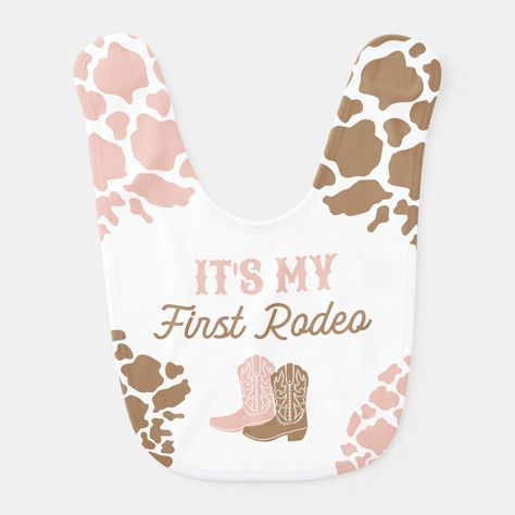 Cowgirl First Rodeo Birthday Party Baby Bib #Invitation #card #template #design #pinterestquotes #pinterestideas #pinterestmom #pinterestwedding #aesthetic #love #art #pinterestsuccess Cowgirl First Birthday Cake, Boho First Rodeo Birthday, Western First Birthday Girl, My 1st Rodeo Birthday Party Girl, Girl First Rodeo Birthday, 1st Rodeo Birthday Party Girl, My First Rodeo Birthday Girl, Cowgirl First Birthday Party, First Rodeo Birthday Party Girl