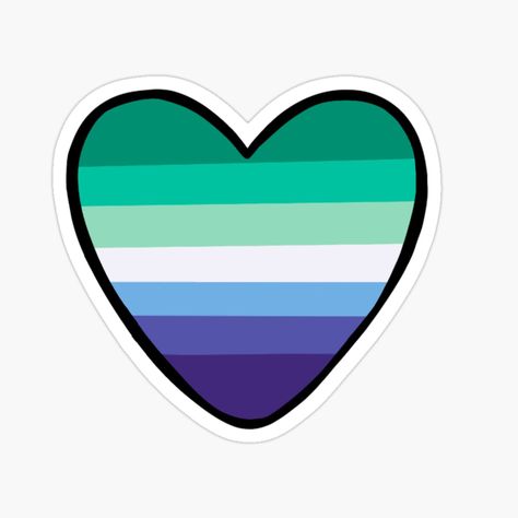 Get my art printed on awesome products. Support me at Redbubble #RBandME: https://www.redbubble.com/i/sticker/Gay-Pride-Heart-by-froggyx/159780708.EJUG5?asc=u Pride Flag Sticker, Lgbt Sticker, Gay Sticker, Stickers Ideas, Pride Heart, Zoro Roronoa, Pride Art, Gay Flag, Gay Pride Flag