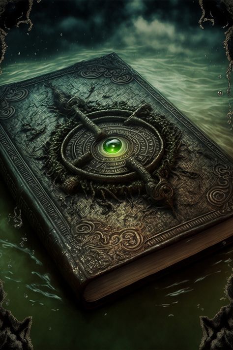 Grimoire Book Fantasy Art, Magic Books Fantasy Concept Art, Fantasy Books Magic, Magical Books, Magical Accessories, Magick Book, Magical Book, Magic Aesthetic, Cool Books