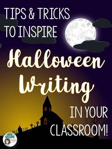 Halloween Writing in Your Secondary ELA classroom! Have fun with your high school students over the Halloween season with these easy tips and tricks to inspire writing! Tricks For Halloween, Vivid Verbs, Secondary Ela Classroom, Halloween Teaching, Halloween Lesson, Halloween Writing, Secondary English, Holiday Lessons, Ela Classroom