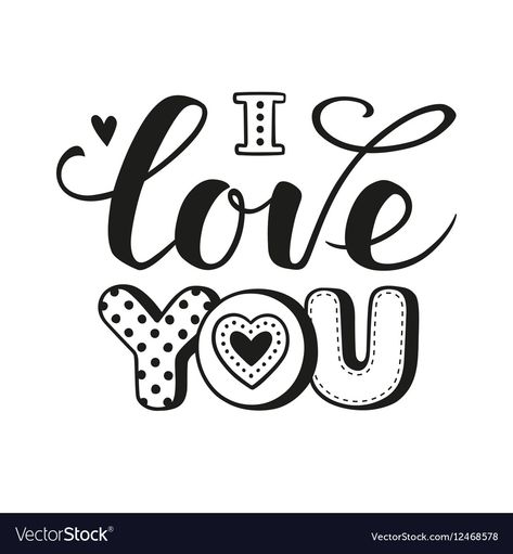 I Love You Design, I Love You Lettering Calligraphy, I Love You Writing Fonts, I Love You Calligraphy, To The Moon And Back Tattoo, I Love You So Much Quotes, I Love You Text, I Love You Lettering, Valentine Font