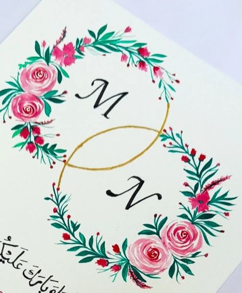 #artist #alphabets #artsy #flowers #calligraphylettering #roses #watercolour Calligraphy In English, Artsy Flowers, English Calligraphy, Alphabet, Calligraphy, Roses, Flowers, Floral, Quick Saves