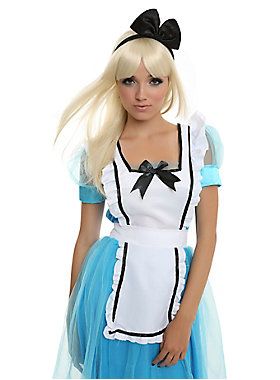 CLASSIC ALICE COSTUME Alice Costume, Tea Length Skirt, Alice In Wonderland Costume, Wonderland Costumes, Goddess Costume, Disney Halloween Costumes, Elegant Moments, Leg Avenue, Cute Halloween Costumes