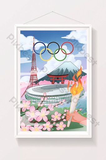 blue 2021 tokyo olympic games#pikbest#illustration Olympic Games Drawing, Olympic Games Design, Olympic Games Illustration, Games Illustration, Classroom Art Projects, Game Illustration, Poster Drawing, Tokyo Olympics, Art Contest