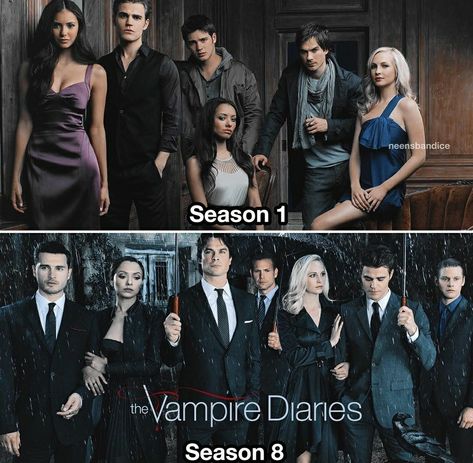 Tvd Season 1, Vampire Diaries Season 7, Vampire Diaries Seasons, Season 8, Vampire Diaries The Originals, The Vampire, Vampire Diaries, Season 1, Movie Posters