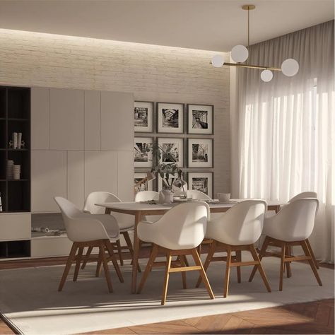 Modern Dining Rooms Contemporary, White Dining Room Sets, Steel Dining Chairs, White Dining Room, 4 Dining Chairs, 7 Piece Dining Set, Indoor Dining, Eucalyptus Wood, 5 Piece Dining Set