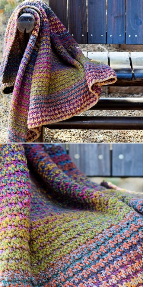 Temperature blanket crochet