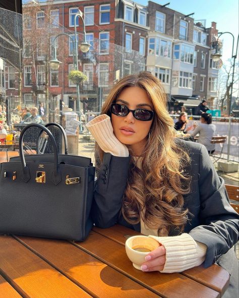 Black Birkin Bag, Black Louis Vuitton Bag, Birken Bag, Black Birkin, Designer Inspired Handbags, Negin Mirsalehi, Hermes Kelly Bag, Inspired Handbags, Everyday Casual Outfits