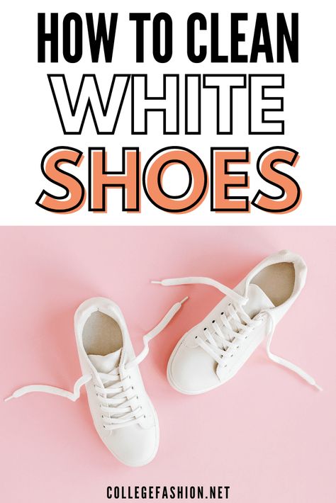 The Ultimate Guide on How to Clean Your White Shoes - College Fashion How To Clean Shoelaces, Clean White Leather, How To Clean White Shoes, White Keds, Converse White, Mesh Laundry Bags, Knit Shoes, Mesh Shoes, Aldo Shoes