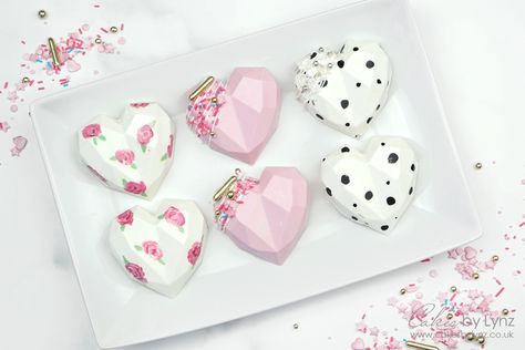 (plus don’t forget you can still get 10% off all Sweet Heart Cakesicles, Popsicles Cake, Geometric Cake, Cake Pop Decorating, Pretty Cake, Heart Cakes, Chocolate Covered Treats, Chocolate Shells, Painted Roses