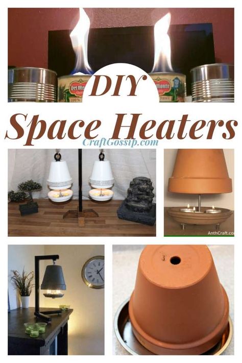 5 DIY Space Heaters To Heat Your Home In An Emergency – Home and Garden Homemade Space Heater, Space Heater Diy, Diy Candle Heater, Homemade Heater, Survival Basics, Candle Heater, Homestead Lifestyle, Diy Heater, Survival Preparedness