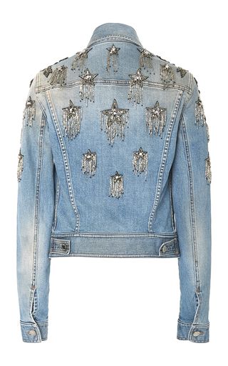 Mode Country, Embroidery Jeans Jacket, Diy Denim Jacket, Embroidery Jacket, شال كروشيه, Embellished Denim Jacket, Moda Denim, Diy Jacket, Denim Inspiration