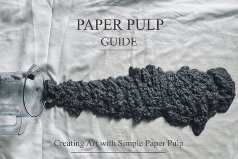 Pulp Paper Art, Paper Pulp Craft, Paper Making Process, Waste Art, Newspaper Crafts Diy, Recipe Paper, Pulp Paper, Paper Pot, Paper Pulp