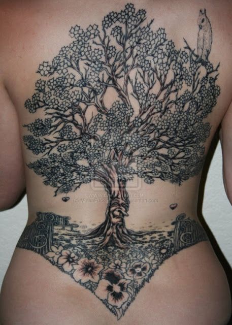 Hazel tree Tree Tattoo Meaning, Planet Tattoo, Tree Tattoo Back, Blossom Tree Tattoo, Tattoo Son, Small Back Tattoos, Family Tree Tattoo, Trendy Family, Tattoos For Women Flowers