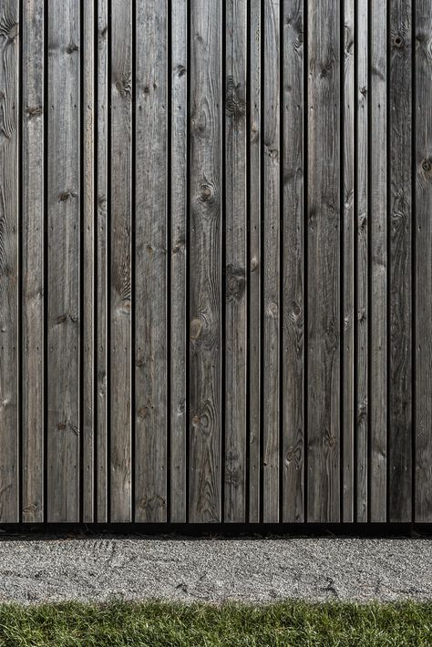 Gallery of Shelest Retreat / YoDezeen studio - 24 Black Wood Cladding, Mcm Fence, Garden Wall Cladding, Exterior Cladding Options, Ocean Kitchen, Wood Cladding Exterior, Cladding Ideas, Tree Branch Wall Art, Black Cladding