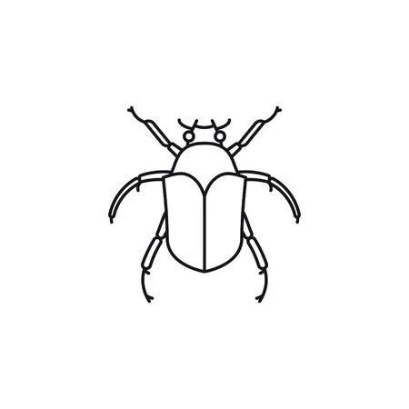 Cute June Bug Tattoo, June Bug Tattoo Simple, June Bug Art, Small Bug Tattoo Simple, Simple Bug Tattoo, Junebug Tattoo, June Bug Tattoo, Simple Line Tattoo, Bugs Drawing