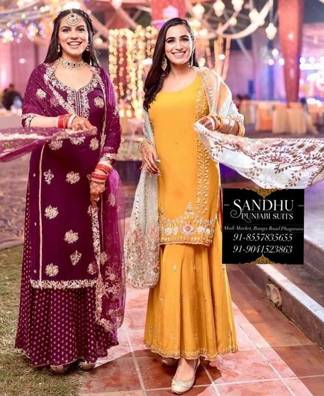 Ladies Suit Design, Ladies Suits Indian, Punjabi Dress Design, Velvet Suit Design, Sangeet Outfit, Wedding Lehenga Designs, Punjabi Outfits, Indian Designer Suits, Beautiful Pakistani Dresses