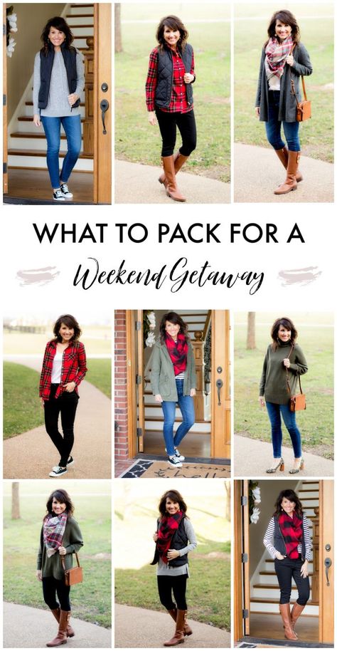 February Outfit Ideas 2023, Fall Weekend Getaway Outfits, Weekend Getaway Outfits, Fall Weekend Getaway, Weekend Packing, Fall Beach, Cyndi Spivey, Getaway Outfit, Autumn Weekend