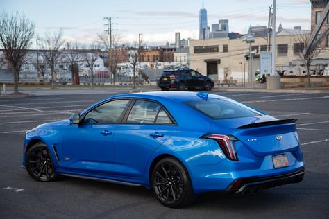 Is the Cadillac CT4-V Blackwing Better With an Automatic? Yes. | Gear Patrol Ct4 V Blackwing, Bill Pullman, Chevy Bolt, Stick Shift, Plastic Trim, Audi Rs, Performance Cars, Mercedes Amg, General Motors