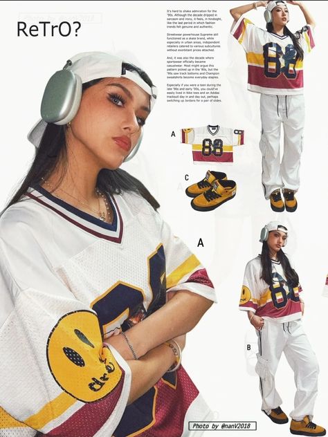 Clothes Magazine Design, Streetwear Magazine Design, Streetwear Magazine Layout, 90s Editorial Design, Street Fashion Magazine, Magazine Outfits, Streetwear Poster, Clothing Magazine, Y2k Magazine