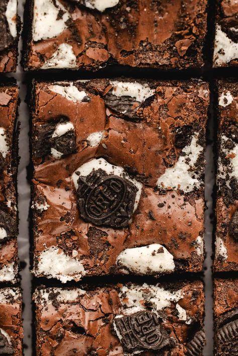 Cookie Oreo Brownie, Oreo Brownies Recipe, Classic Brownies, Tiramisu Brownies, Gluten Free Oreos, Oreo Bars, Cocoa Powder Cookies, Oreo Brownies, Brownie Ingredients