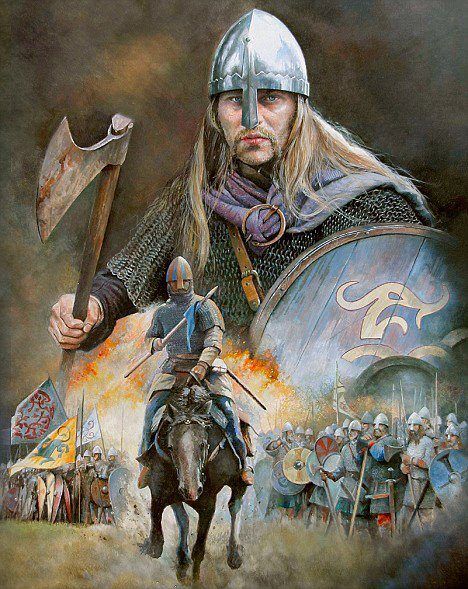 Harold II-the last Anglo Saxon King of England Civilization Art, Saxon History, Norman Knight, Battle Of Hastings, Anglo Saxon History, Scotland History, Medieval Europe, Old Norse, Viking History