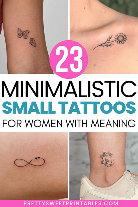 Mini Tattoos With Meaning For Women, Women’s Small Tattoos, Tiny Tattoo Ideas With Meaning, Small Tattoos Ideas With Meaning, Tiny Wrist Tattoos With Meaning, Very Small Tattoos For Women, Small Woman Tattoos, Womens Small Tattoos, Cute Tiny Tattoos With Meaning