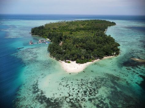 Aerial view of Menjangan Island, Karimunjawa, Central Java, Indonesia. June 28,2022 royalty free stock photo Landscape Beach, Central Java, Aerial View, Java, Royalty, Royalty Free, Stock Images, Indonesia, Green