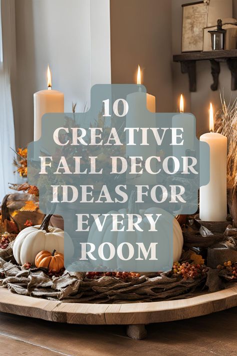 Refresh your space with the best fall decor tips and fall decor ideas! Explore unique fall decorations and stylish fall decor ideas for the home that will enhance your fall house decor and make your space welcoming and festive. Fall House Decor, Fall Interior Decor, Elegant Fall Decor, Fall Coffee Table Decor, Fall House, Kitchen Countertop Decor, Fall Table Centerpieces, Fall Living Room Decor, Countertop Decor