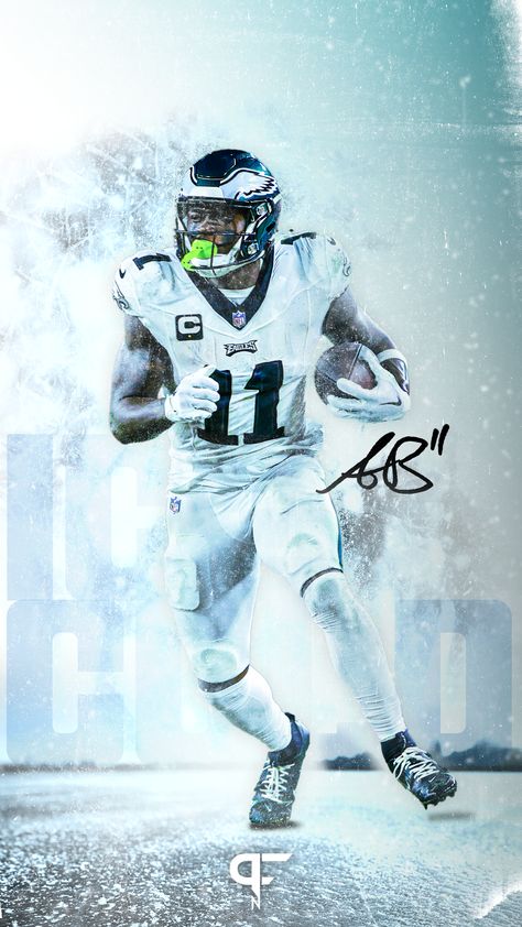 Aj Brown Wallpaper Eagles, Nfl Eagles Wallpaper, Aj Brown Wallpaper, Eagles Bedroom, Football Wallpaper Nfl, Nfl Football Videos, Philadelphia Eagles Wallpaper, Eagles Wallpaper, Football Eagles