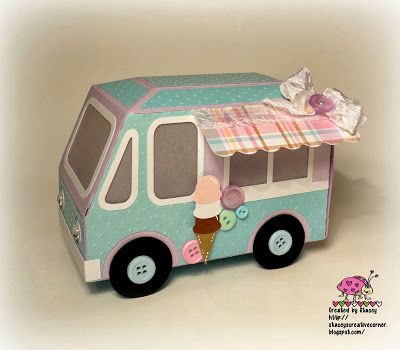 IJskar Diy Toddler Toys, 3d Paper Projects, Angel Crafts, Diy Toddler, Ice Cream Birthday, 3d Paper Crafts, Ice Cream Truck, Valentine Box, How To Make Diy