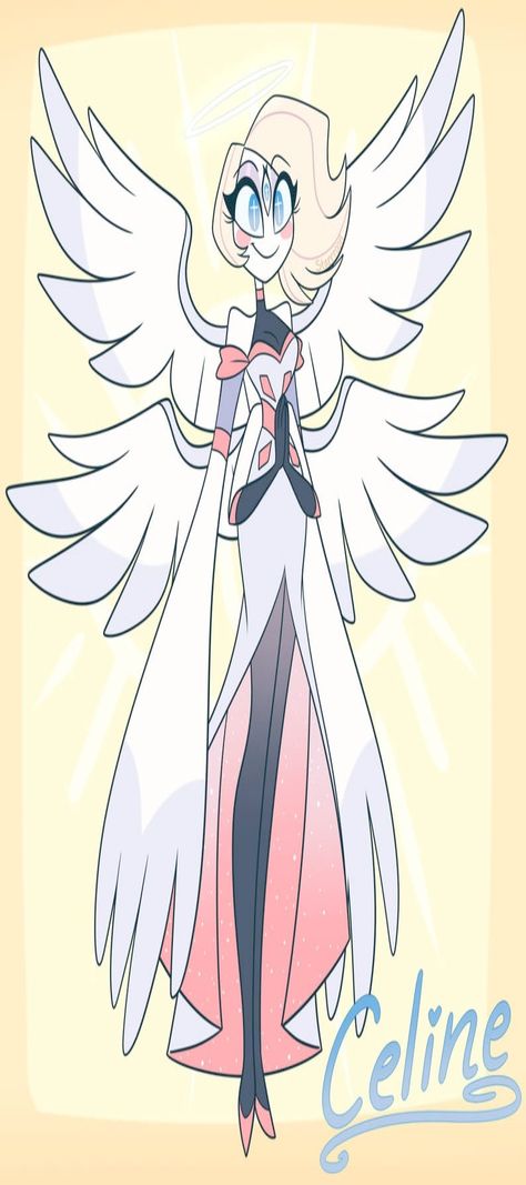 Angel Ocs, Hazbin Hotel Oc Ideas, Art Style Aesthetic, Hazbin Hotel Oc, Yin Yang Art, Anime Zodiac, Hazbin Hotel Angel, Hotel Inspiration, Pokemon Pokedex