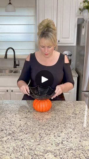 93K views · 1.1K reactions | EASY! DIY CANDY BOWL 🍬💜

[🎥Kim (Lolli Kits):louisianawoman1] | By Dollar Tree Addicts | Facebook Diy Halloween Candy Bowl, Easy Diy Candy, Diy Halloween Candy, Halloween Candy Bowl, Diy Tops, Diy Candy, Candy Bowl, Halloween Candy, Diy Halloween