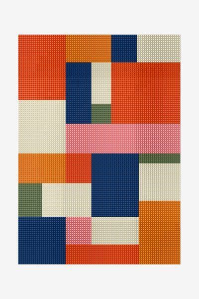 Needlepoint Letters, Cross Stitch Geometric, Pixel Art Pattern, Crochet Tapestry, Modern Cross Stitch Patterns, Cross Stitch Patterns Free, Free Cross Stitch, Tapestry Crochet, Hand Embroidery Patterns