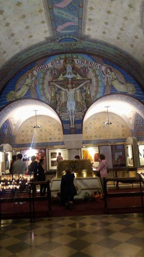 The Crypt in the Lisieux Basilica St Therese, France, Art