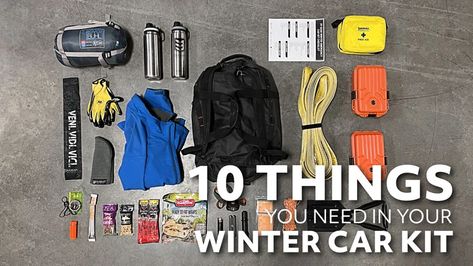 Winter Car Kit List, Winter Car Prep Emergency Kits, Winter Car Safety Kit, Winter Car Essentials, Car Stuck In Snow, Car Emergency Kit List, Winter Emergency Kit, Winter Car Kit, Paris Penthouse