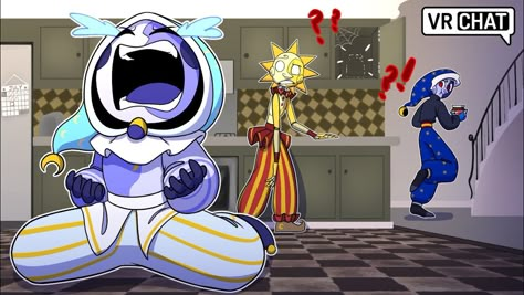 Sun And Moon Show, Fnaf Drawings, Sun And Moon, Sun Moon, Art Reference, Moon, Fan Art, Sun, Memes