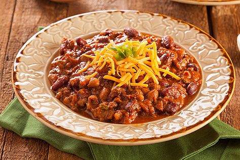 Big Joe's Big Bowl Chili Recipe Chili With Fresh Tomatoes, Unique Chili Recipes, Easy Chili Recipe Crockpot, Hamburger Steak Recipes, Crock Pot Chili, Bowl Of Chili, Frozen French Fries, Joe Recipe, Food Main Dishes