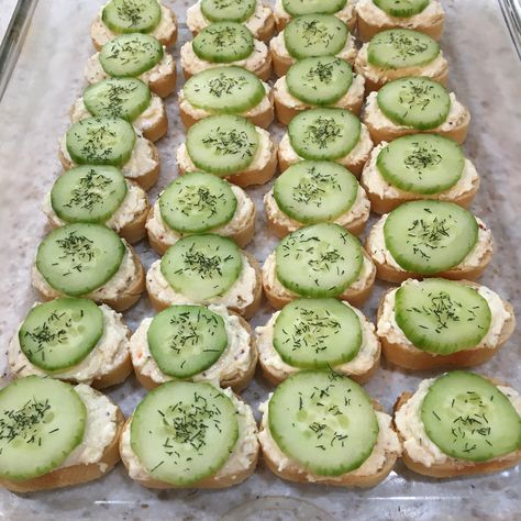 English Cucumber Appetizers, Cucumber Dill Appetizer, Cucumber Cracker Appetizer, Cucumber On Bread Appetizer, Cucumber Bread Appetizer, Cucumber Baguette Appetizer, Ranch Cucumber Sandwiches, Cucumber Sandwiches With Italian Packet, Mini Cucumber Appetizers