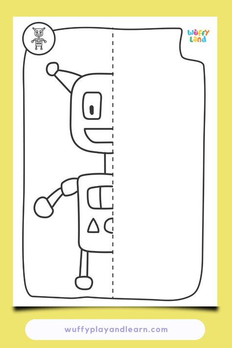 Gear up for some tracing excitement with our Robot Worksheet! Perfect for little learners to practice their hand-eye coordination and motor skills. 🚀 Download now from Wuffy Land and let the creative journey begin! #EducationalPlay #TracingFun #WuffyLand Robot Worksheets, Kids Printables, Printable Activities, Printables Kids, Printable Worksheets, Fine Motor Skills, Fine Motor, Motor Skills, Kids Learning